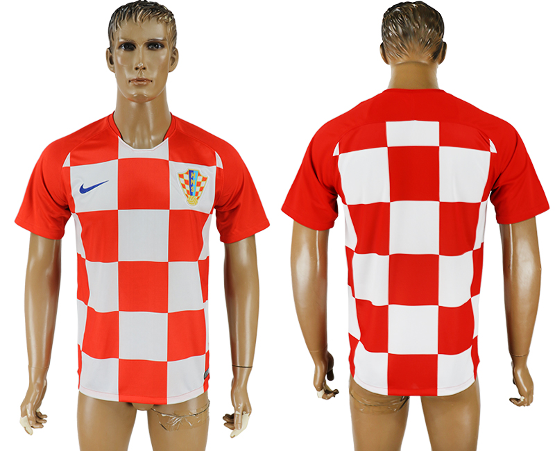Coupe du monde 2018 Maillot de foot Croatie PLAIN